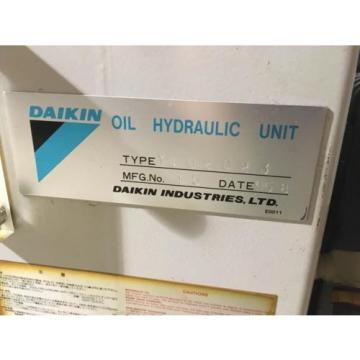 DAIKIN OIL HYDRAULIC UNIT Y4 92023 FOR CNC MILL LATHE SMALL PORTABLE
