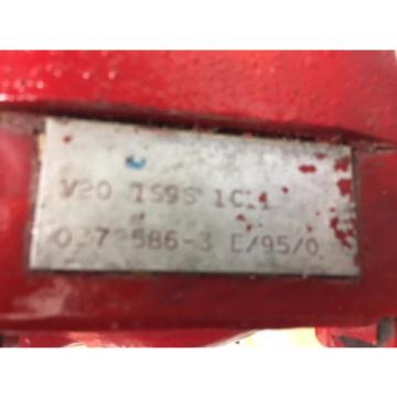 Vickers Eaton V20 1S9S1C11, Hydraulic Vane Pump, 1.81in³/r Displacement, 19.8gpm