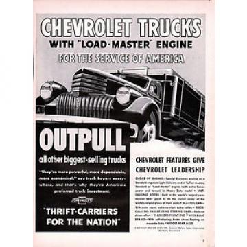 1941 Chevrolet Truck ad ----Load-Master Engine, Ball Bearing Steering    --j614