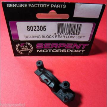 SERPENT Rear Lower Left Bearing Block for their 1/10 200mm 710 4WD Car  802305