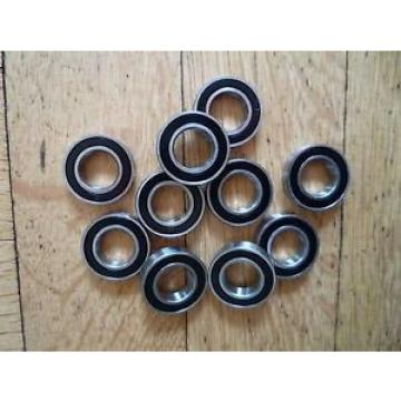 10pcs 12x 18 x4mm 6701-2RS Rubber Sealed Model Thin-Section Ball Radial Bearing