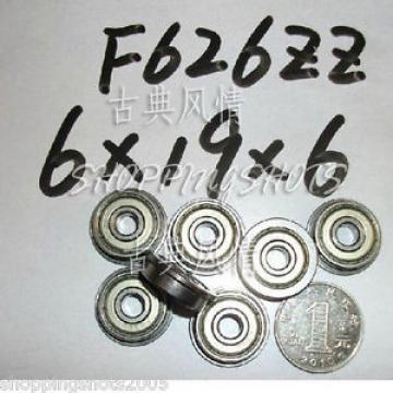 (10) F626ZZ 6x19x6 Flanged 6*19*6 mm F624Z Miniature Ball Radial Bearing F626 ZZ