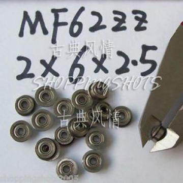 1pc MF62ZZ 2x6x2.5 Flanged 2*6*2.5 mm MF62Z Miniature Ball Radial Bearing MF62 Z