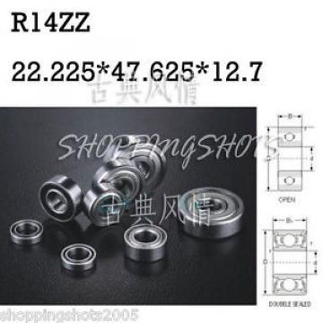 1pcs R14 ZZ 7/8&#034; x 1 7/8&#034; x 1/2&#034; inch Bearing Miniature Ball Radial Bearings Z