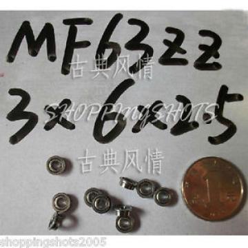 1pc MF63ZZ 3x6x2.5 Flanged 3*6*2.5 mm MF63Z Miniature Ball Radial Bearing MF63 Z