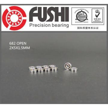 682 OPEN ABEC-1  (10PCS)  2x5x1.5mm  MR52 Miniature Ball Radial Ball Bearings