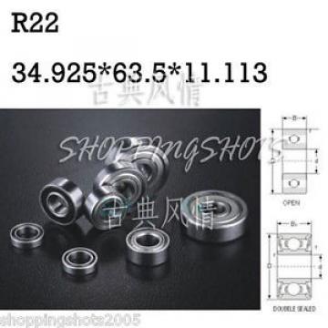 1pcs R22 open 1 3/8&#034; x 2 1/2&#034; x 7/16&#034;inch Bearing Miniature Ball Radial Bearings