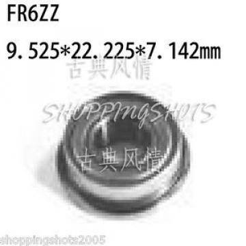 (10) FR6-2Z Flanged 3/8&#034;x 7/8&#034; X 9/32&#034; FR6ZZ inch Miniature Ball Radial Bearings