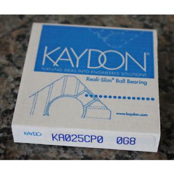 Kaydon Reali-Slim KA025CP0 Thin-Section Bearing 2.5&#034; Bore, Radial Contact  - NEW