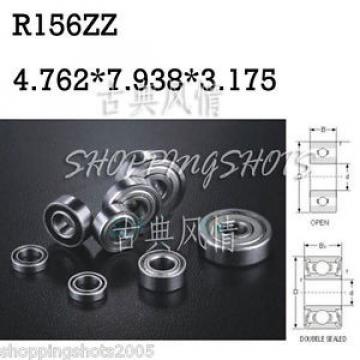 1pcs R156 ZZ 3/16&#034;x 5/16&#034;x 1/8&#034; inch Miniature Ball Radial Ball Bearings R156ZZ