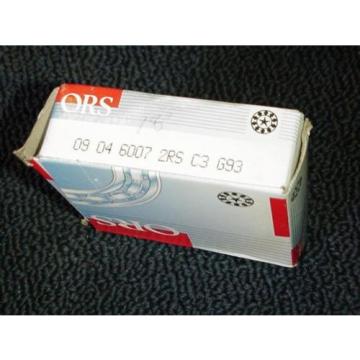 ORS Bearing 6007 2RS C3 G93 Single Row Radial Made In Turkey NEW IN BOX!