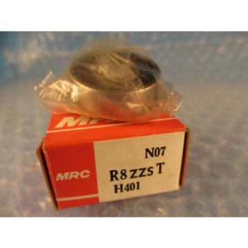 MRC R8ZZ ST, R8 ZZ ST, Single Row Radial Stainless Steel Bearing