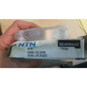 NTN 6308LLBC3/em L627 Radial Ball Bearing, Sealed, 40mm Bore 90mm od 23mm width