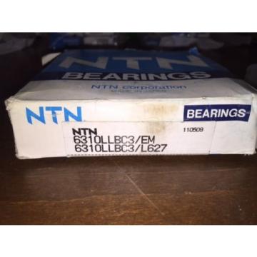 NTN 6310LLBC3 L627 Radial Ball Bearing Sealed 50mm Bore Dia 6310C3 6310L8 *New*