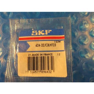 SKF 624-2Z/C3 Single Row Radial Bearing 4 mm ID x 13 mm OD x 5 mm Wide