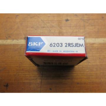 SKF 6203-2RS Deep Groove Radial Ball Bearing 17mm ID X 40mm OD X 12mm Lot of 10