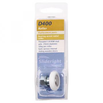 Slideright DOOR ROLLER Bearing Acetal Radial Replacement Part Threaded D400