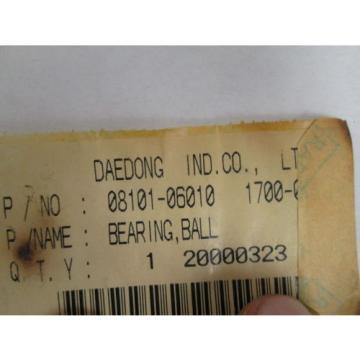 Daedong 08101-06010 Ball Bearing Kioti Radial Tractor