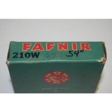 NIB Fafnir 210W Radial/Deep Groove Metric Ball Bearing: 50mm ID, 90mm OD