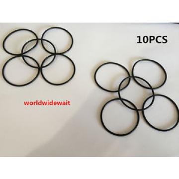 10Pcs 75mm External Dia 3.5mm Thickness Rubber Oil Seal O Ring Gaskets Black