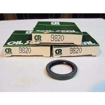 LOT OF 3  NEW CHICAGO RAWHIDE OIL SEALS 9820 CR Free Shipping