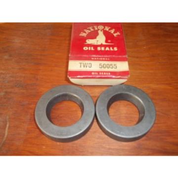 NEW NATIONAL OIL SEALS SET OF TWO 50055 OIL SEAL