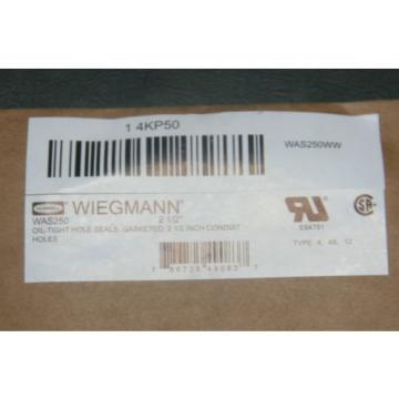 Wiegmann 2-1/2&#034; Oil-Tight Hole Seals WAS250