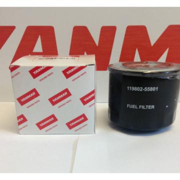 Genuine Yanmar Fuel Filter 119802-55801, Excavator.