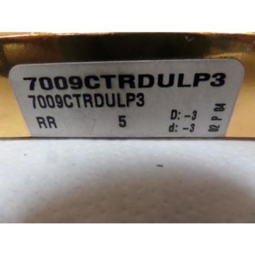 NEW RHP 7009CTRDULP3 O.D. -3 BORE -3 SUPER PRECISION BEARING