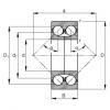 FAG Angular contact ball bearings - 3305-DA-TVP #1 small image