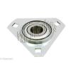 FHPFTZ202-9 Flange 3 Bolt Triangle 9/16&#034; Inch Ball Bearings Rolling