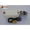 12V Double Acting Hydraulic Power Unit, 6 Liter Poly Tank, Dump Trailer