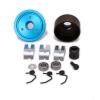 1 set blue Bell 14T Gear Flywheel Assembly Bearing Clutch Shoes For 1/8 RC Car #4 small image