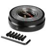Universal Black Quick Release Kit Racing Steering Wheel 6 Hole Bolt Ball Bearing #4 small image
