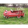 Fire Truck Pedal Car, Full Ball Bearing, circa 1968. Complete.Original Paint #1 small image