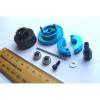 Clutch &amp; Flywheel kit for 1/10 RC Nitro Buggy/Car 14T Alloy Shoes/Bearings HSP #3 small image