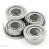 Set of 4 Slot Car High Quality Flanged Ceramic Bearing 1/8&#034; axle inch P4 ABEC-7 #3 small image