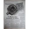 1924 Vintage Hupmobile Car Clutch Release Bearing Parts Ad