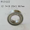 (10) R1212 ZZ 1/2&#034;x 3/4&#034;x 5/32&#034; inch Miniature Ball Radial Ball Bearings R1212ZZ