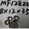 10pcs MF128 8X12X3.5 Flanged 8*12*3.5 bearings Miniature Radial Bearing MF128ZZ #1 small image