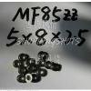 10 MF85 5X8X2.5 Flanged 5*8*2.5 mm bearings Miniature Ball Radial Bearing MF85ZZ #1 small image