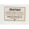 1914 Abbott Detroit Auto Ad S.R.O. Ball Bearing Marburg Brothers Toronto ma0329