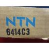 NTN  6414 C3, Single Row Radial Bearing(=2 SKF, NTN NSK Fafnir Timken 414K)