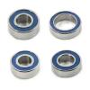 RADIAL BALL BEARING with Rubber cover Size 0 3/16x0 1/2x0 3/16in or 0 MR126-2RS
