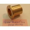 Bronze Flange Bushing Bearing New 5/8&#034; id x 7/8&#034; od  x 1 Brass Engine Motor F40 #1 small image