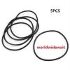 5pcs Automobile 200mm OD 3.1mm Thickness Rubber O-ring Oil Seal Gaskets