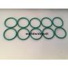 10PCS 30/32/33/34/35/36/37mm OD 2.4mm Thick Flexible Green Viton O Ring Oil Seal #1 small image