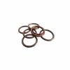 2PCS Oil Resistant FKM Seal Fluorine Rubber 3.1mm Sealing O-Ring Brown 36-65mm