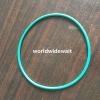 1PC 3.1mm Thickness 295mm Outer Dia Green Viton O Ring Oil Seal Gasket Washer #1 small image
