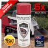 6x IRON GARD Spray Paint TAKEUCHI RED Excavator Posi Track Loader Skid Steer #1 small image